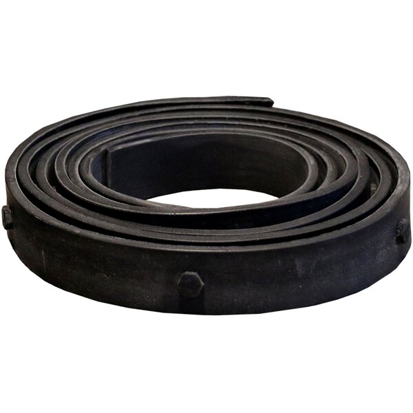 Ekena Millwork 1 1/2"W x 144"L Flexible Black Beam Strap w/ Bolts for Ekena Faux Wood Beams BMSTRF02X144TRBL - main